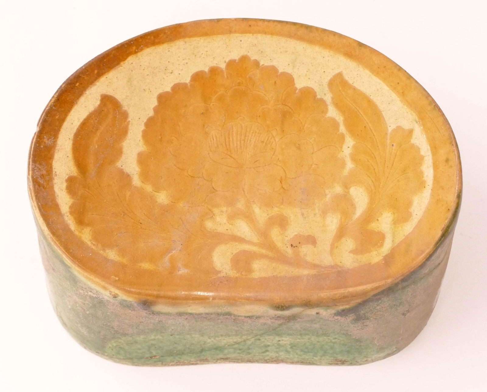 Chinese Yuan Sancai Lotus Pillow (1 of 3)