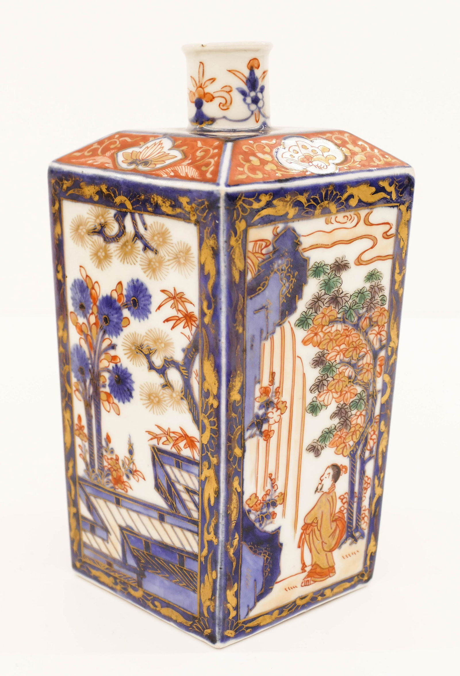 Japanese 18th Cent. Imari Tokkuri Sake Bottle (1 of 4)