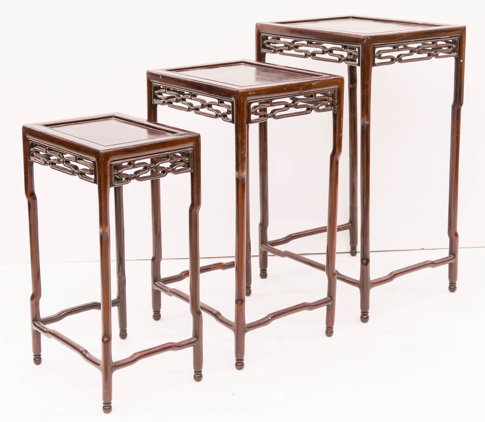 Chinese Qing Rosewood Nesting Tables Set (1 of 2)