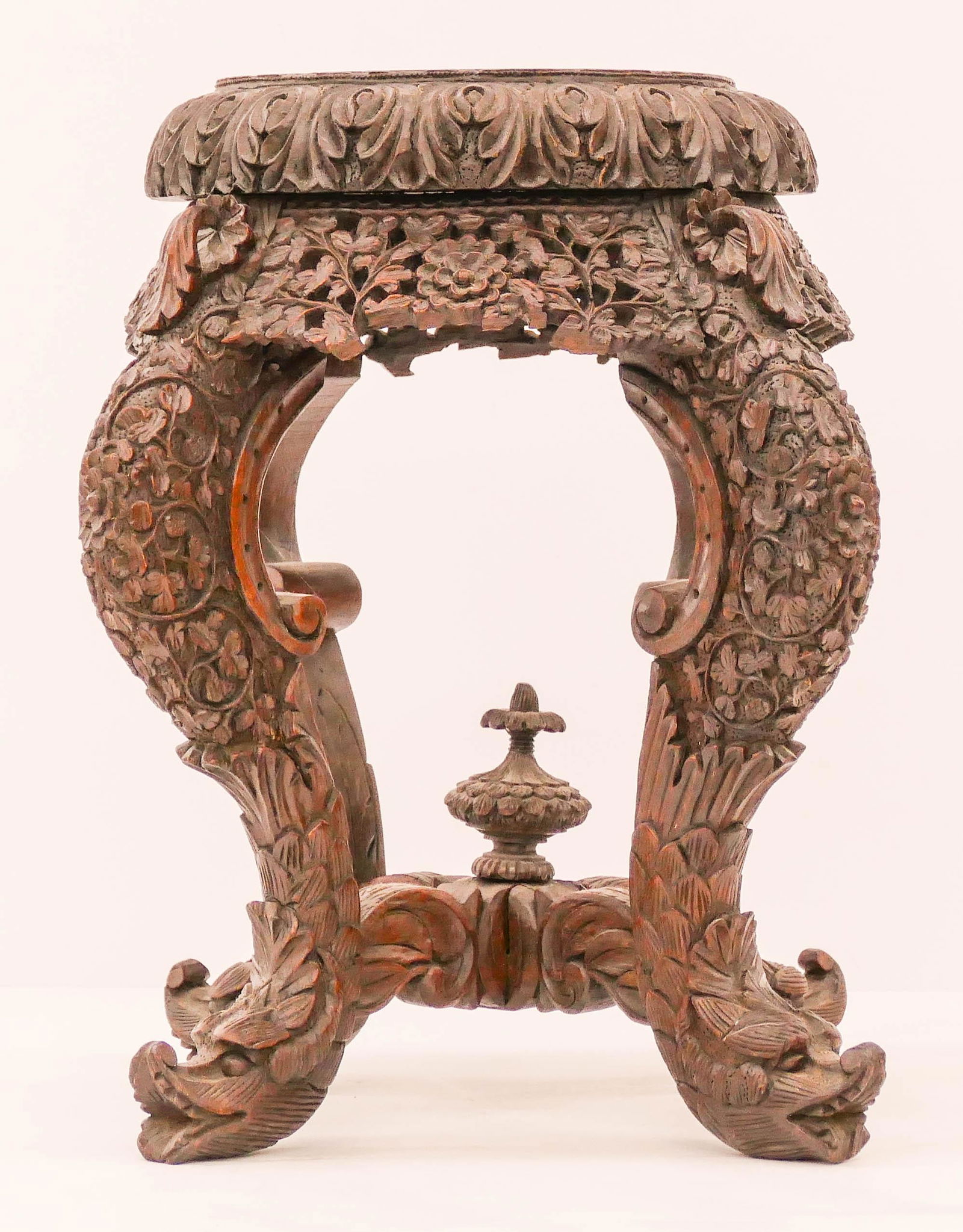 Anglo Indian 19th Cent. Rosewood Plant Stand (1 of 3)
