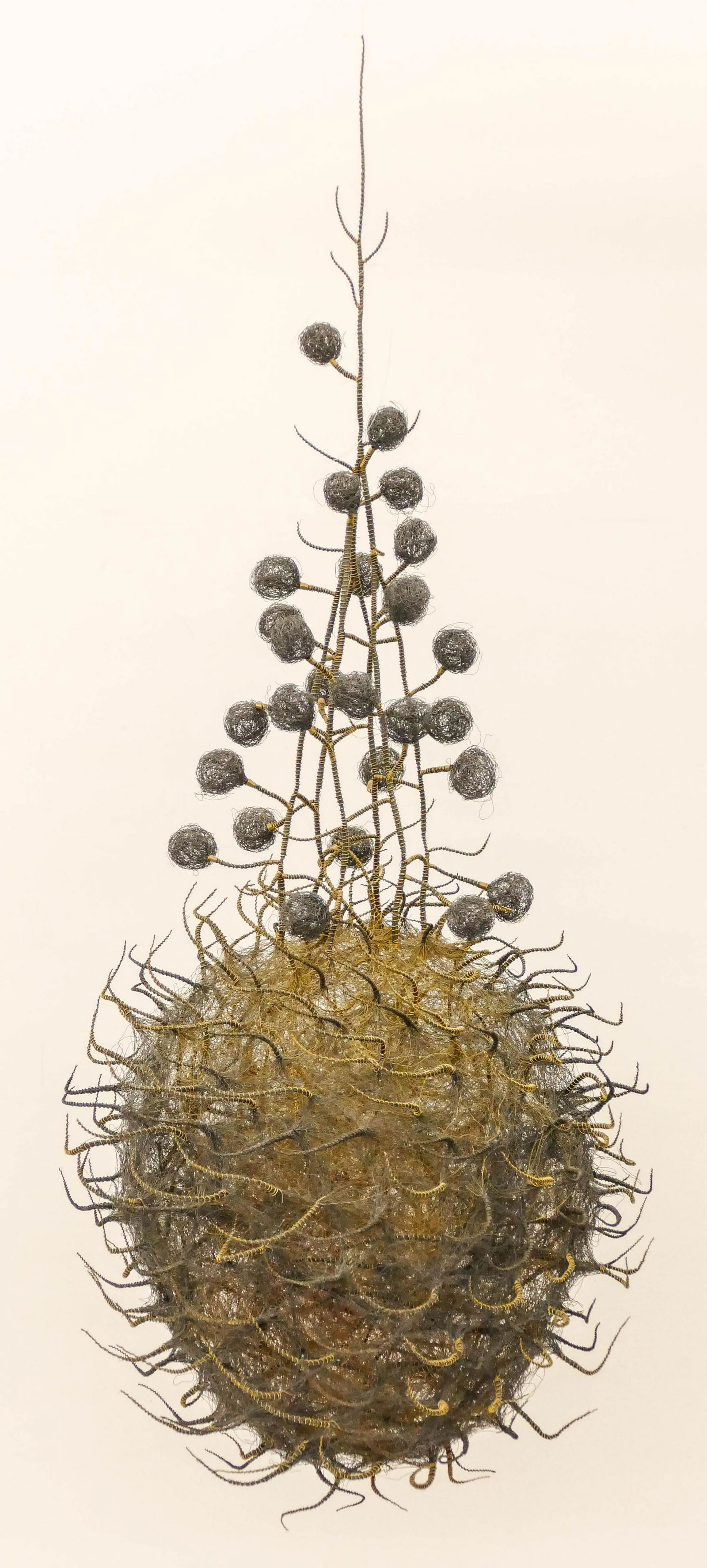 Lanny Bergner Attr. ''Hanging Fruit'' 1996 Woven Wire (1 of 3)