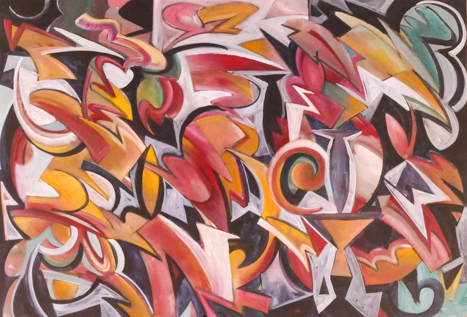 Peter Juvonen ''Untitled'' (Abstraction) Oil (1 of 2)