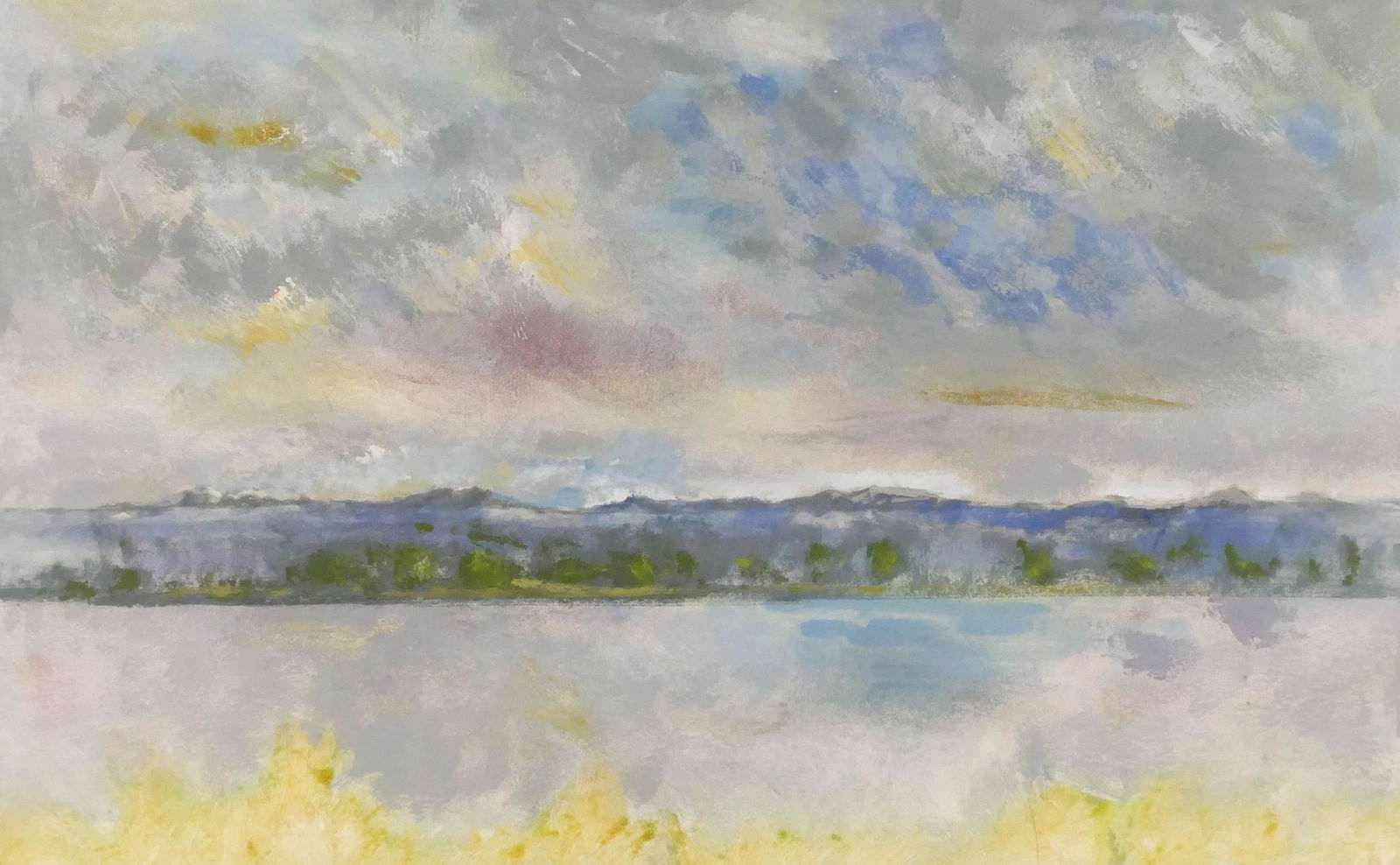 Paul Havas ''Skagit Landscape'' 1994 Monotype (1 of 2)