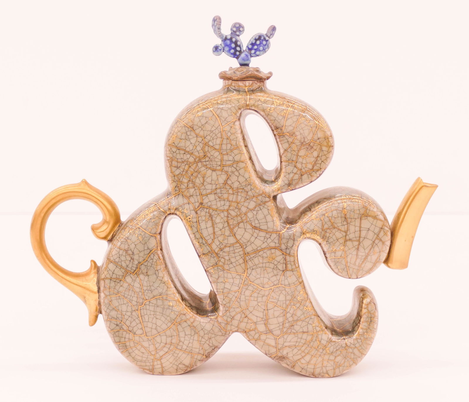 Adrian Saxe ''Fatface Bold Ampersand Teapot'' 1989 (1 of 4)
