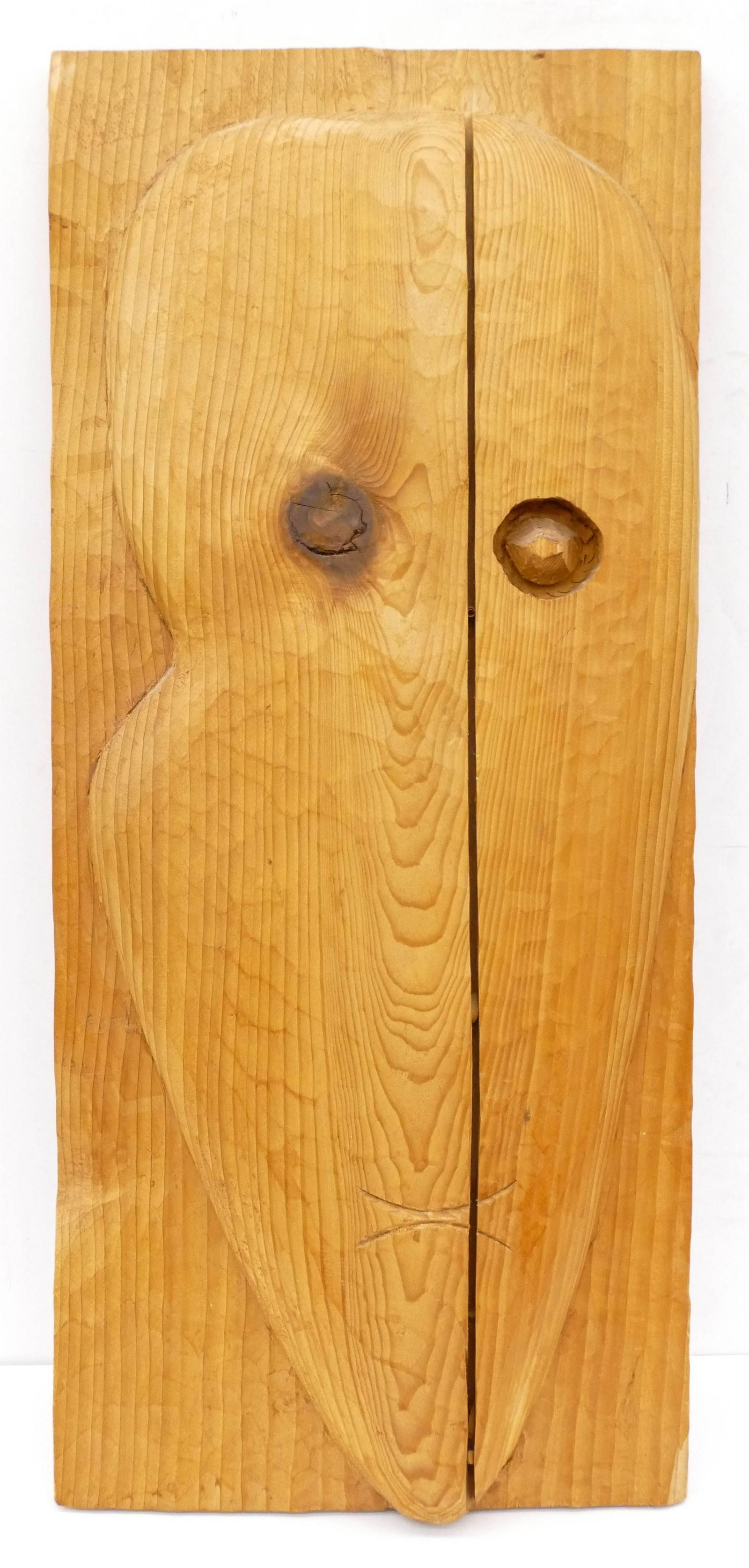 Leroy Setziol ''Wall Mask'' Cedar (1 of 2)