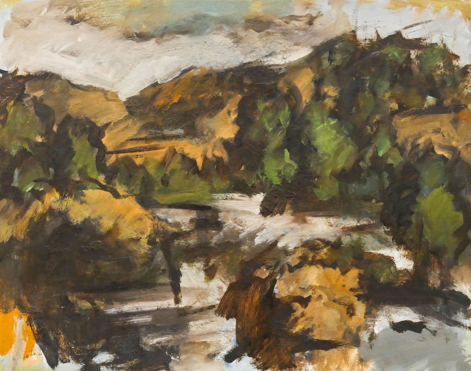 Eugene Pizzuto ''Sun Lakes'' 1960's Oil (1 of 3)