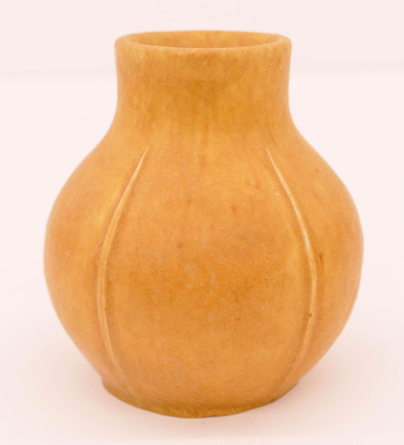 Grueby Matte Yellow Cabinet Vase (1 of 2)