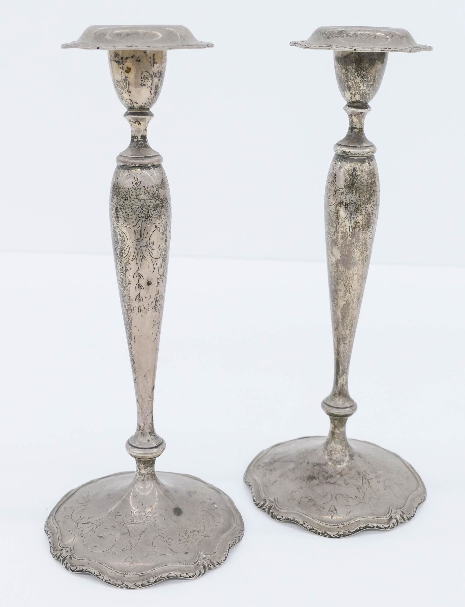 Pair Shreve & Co. Sterling Weighted Candlesticks (1 of 3)