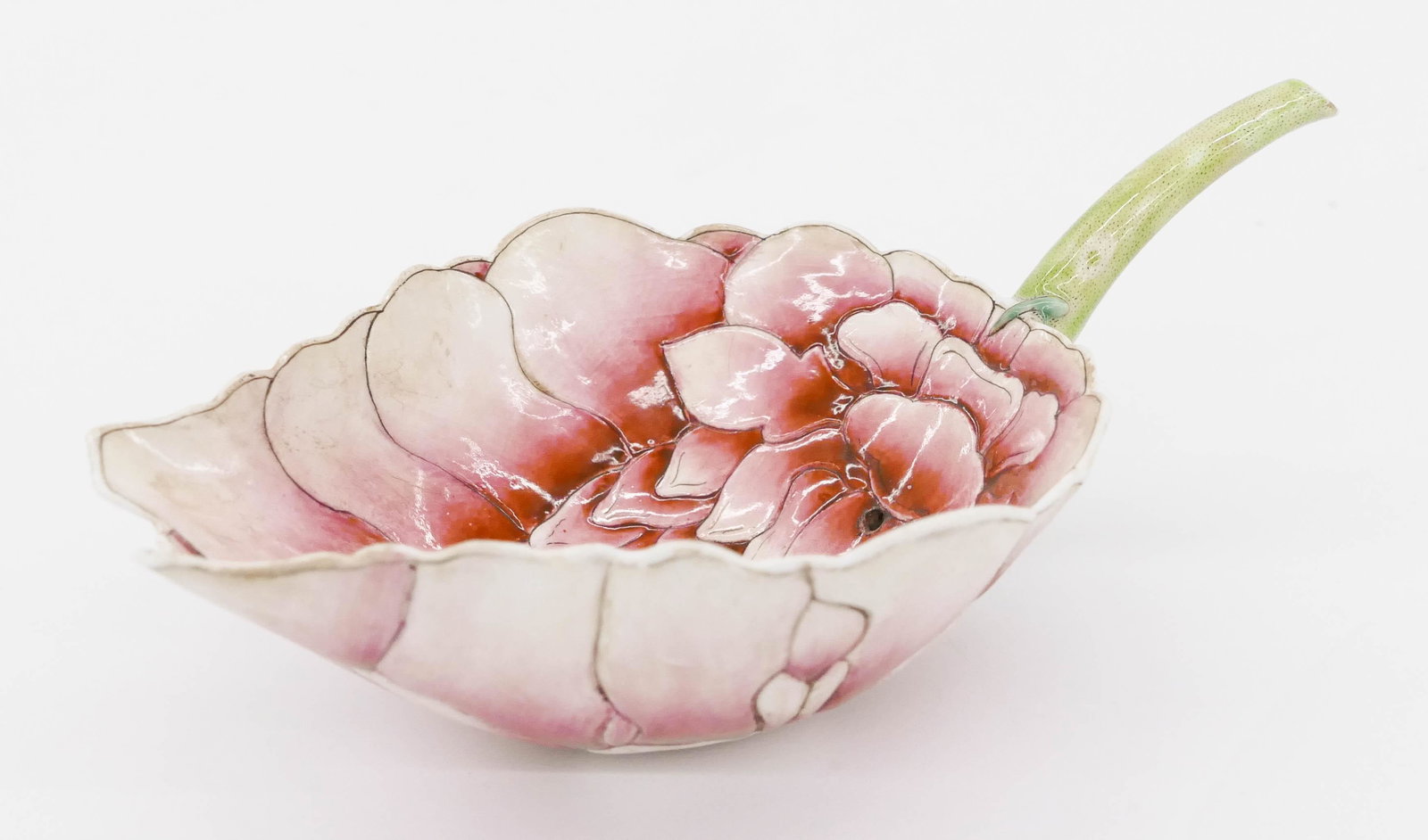 Old Chinese Porcelain Lotus Cup (1 of 4)