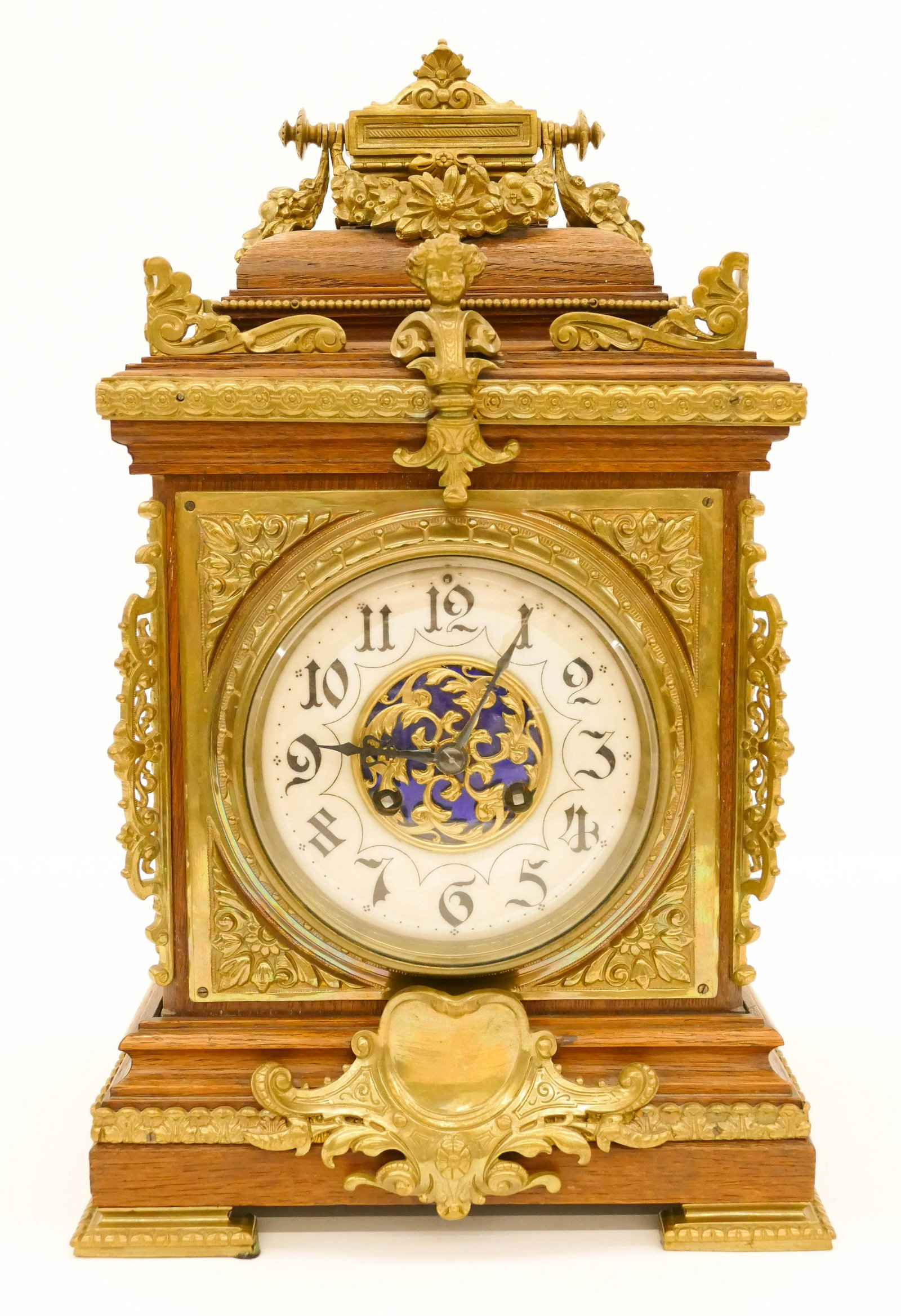 Antique French L. Marti Ornate Bracket Clock (1 of 3)