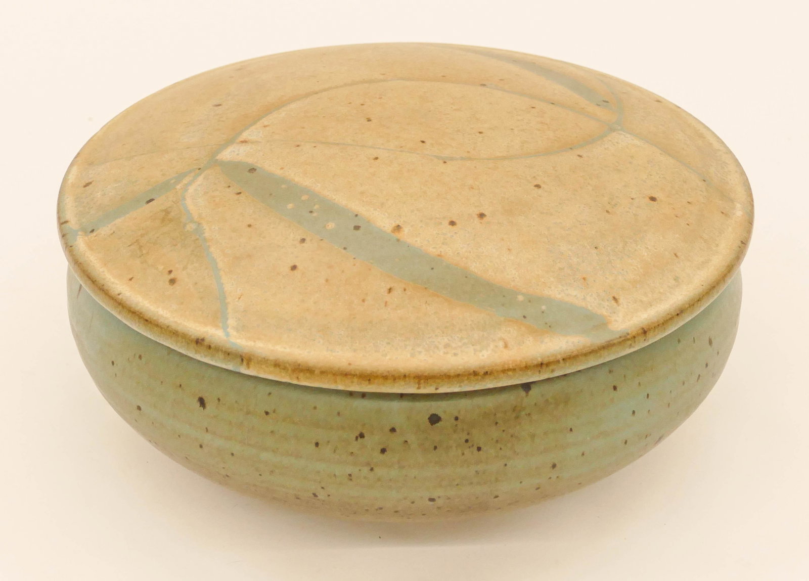 David Shaner ''Grasses Casserole'' Glazed Stoneware (1 of 3)