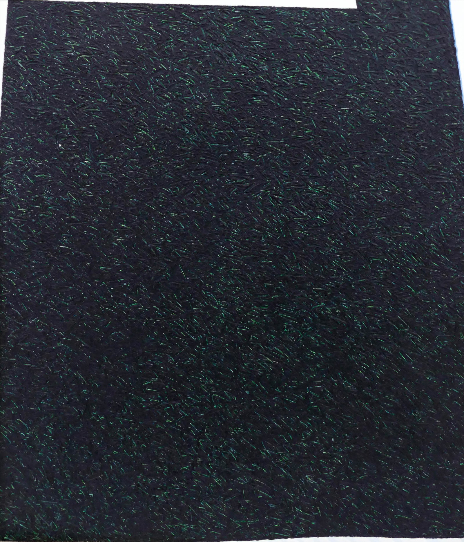 Frank Okada ''Untitled #18'' (Navy/Green) 1987 Oil (1 of 4)