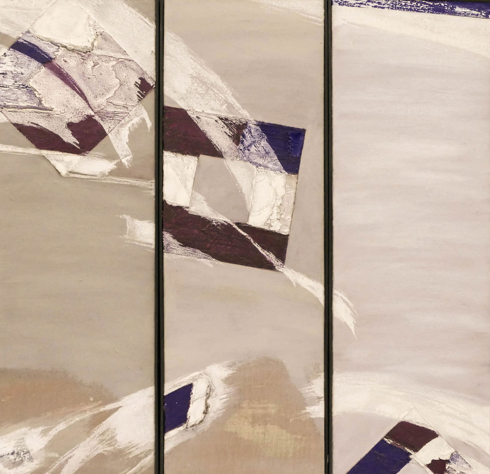 John Franklin Koenig ''Andreacum'' (Triptych) 1973 Oil (1 of 4)