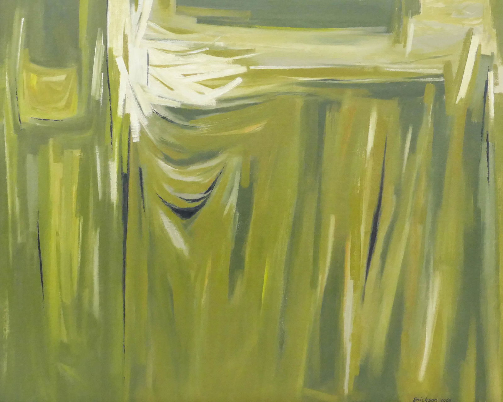 John Erickson ''Resurgence'' 1963 Oil on Canvas (1 of 2)