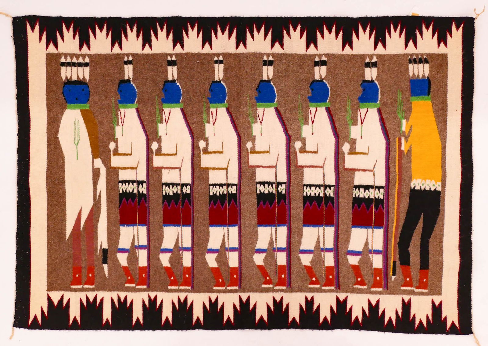 Navajo Wool Yei-be-chi Rug by Betty Donald (1 of 2)