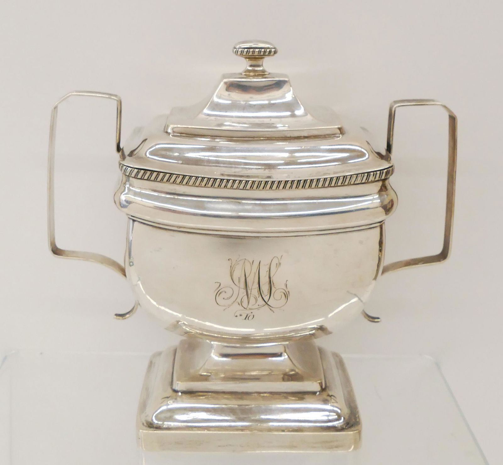 Early American Sterling Sugar Urn, William Hart (1 of 5)