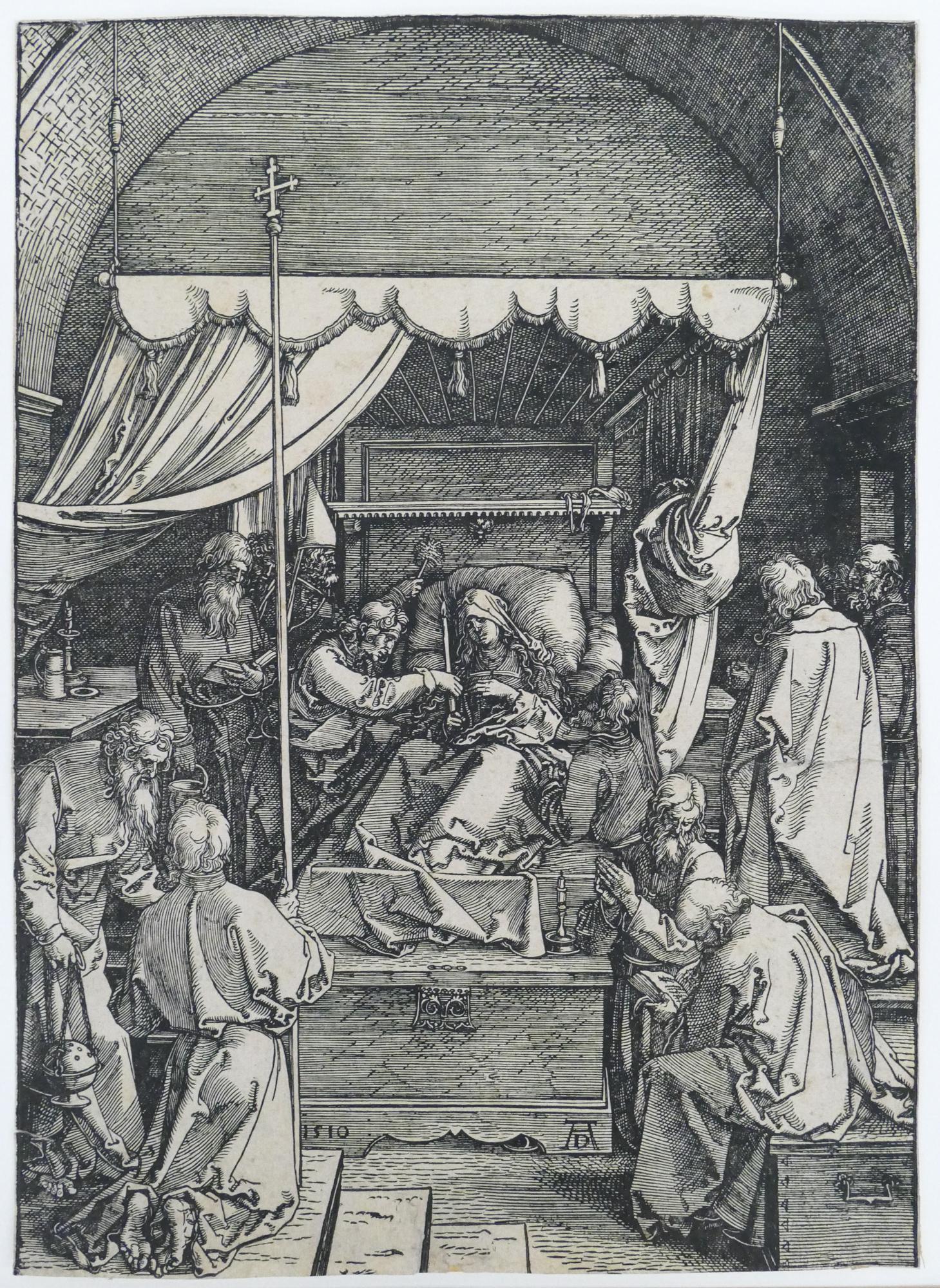 Albrecht Durer 'Death of the Virgin' Lifetime Woodcut (1 of 9)