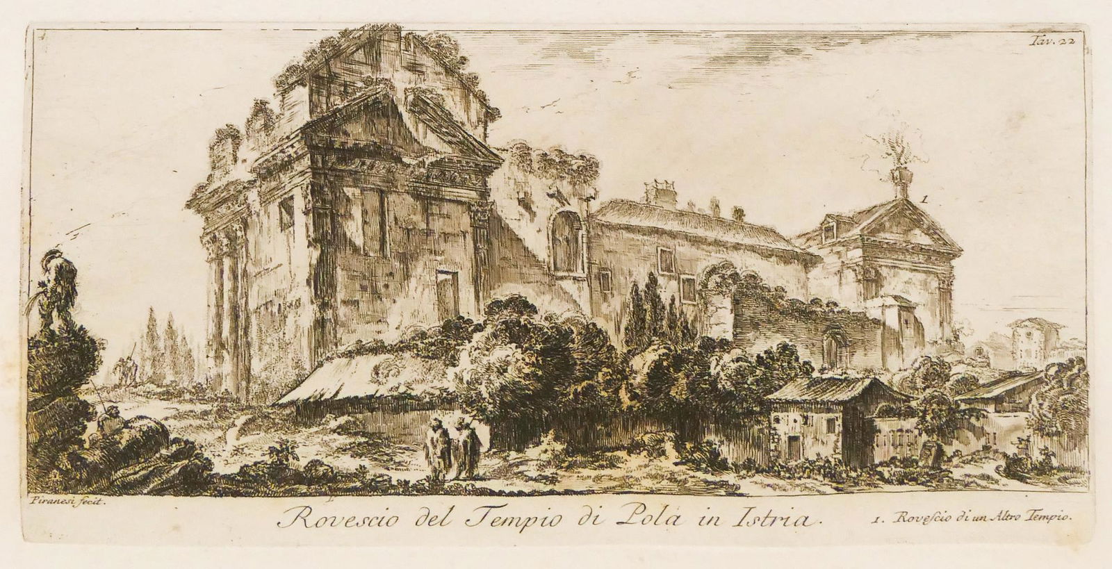 Giovanni Piranesi 'Temple of Pola in Istria' 1760 (1 of 3)