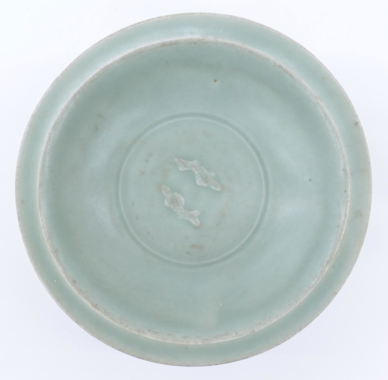 Chinese Yuan Twin Fish Longquan Bowl (1 of 3)