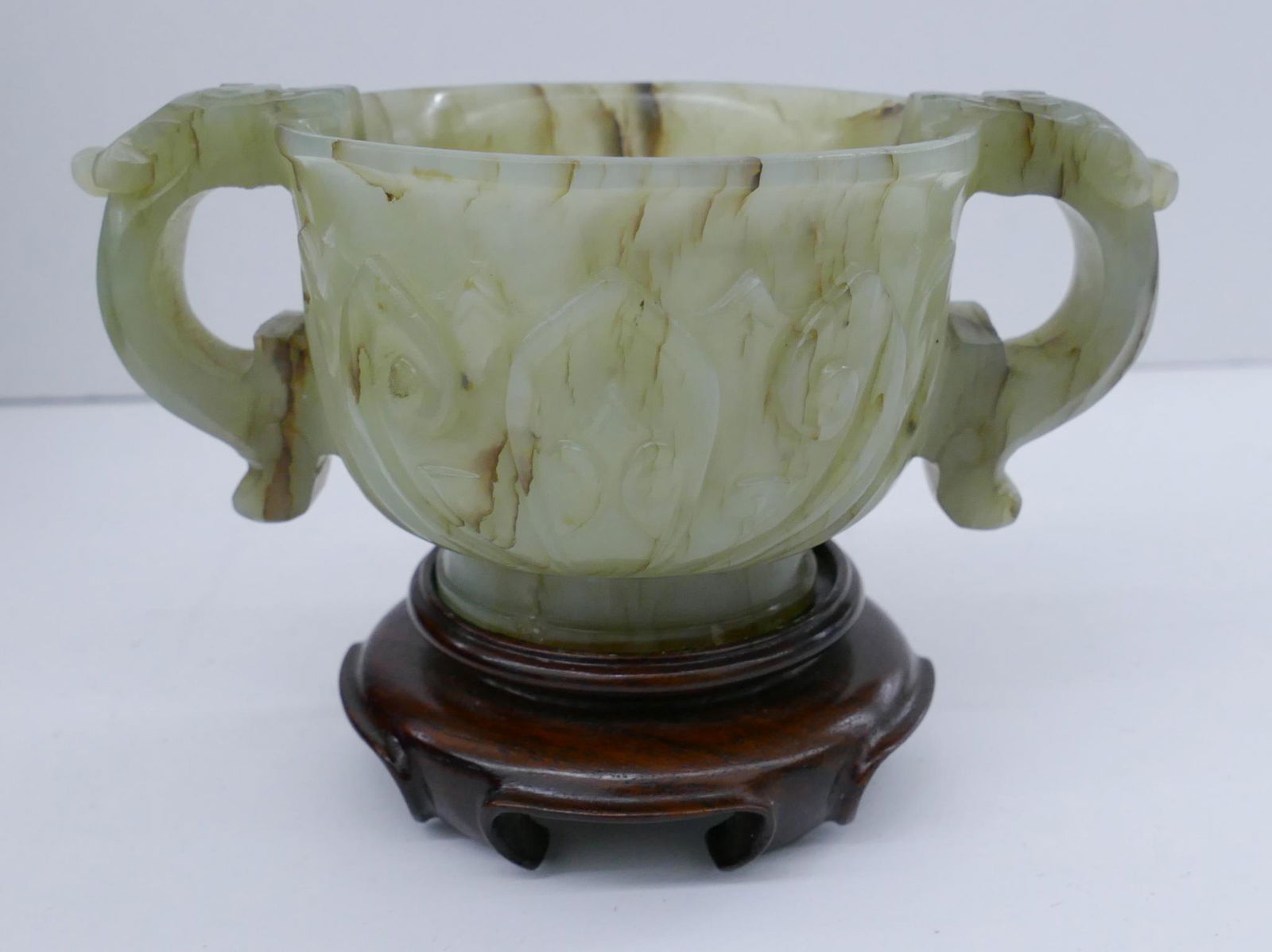 Chinese Qing Jade Libation Cup (1 of 4)