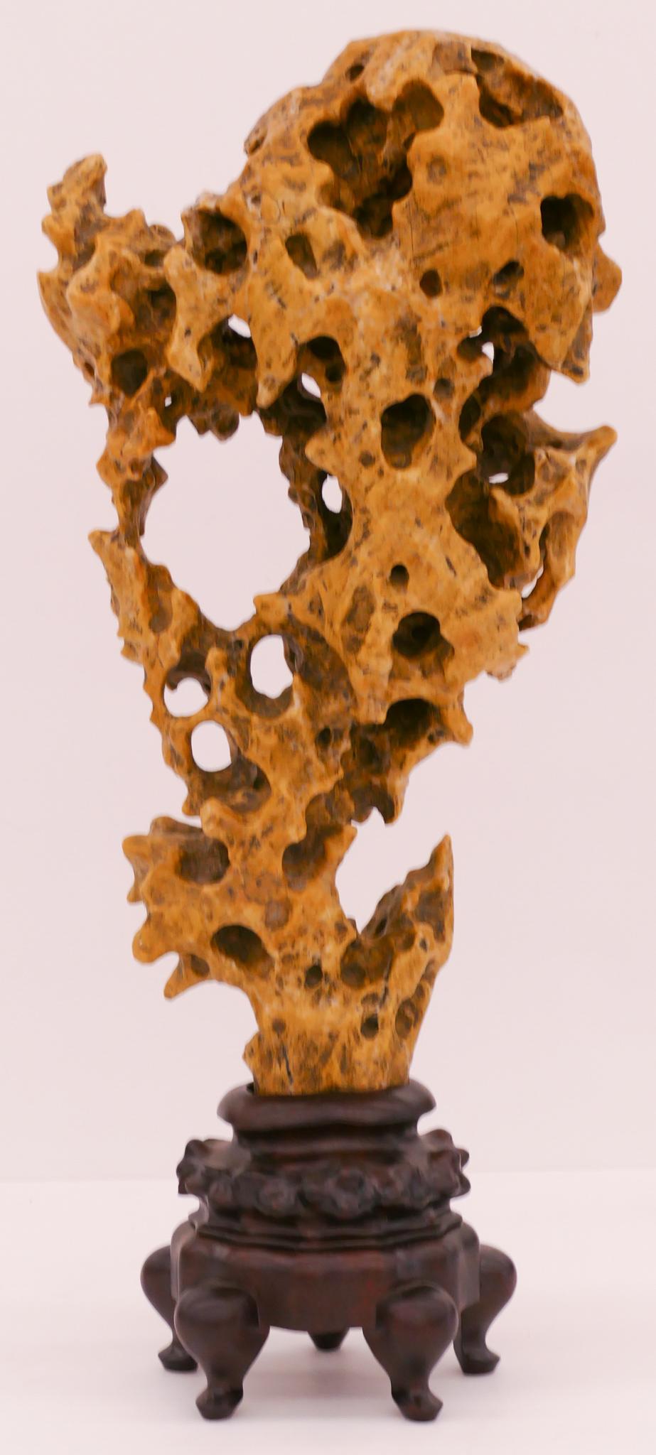 Chinese Large Scholar's Stone on Stand (1 of 2)