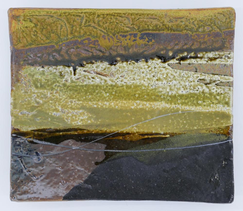 David Shaner ''Landscape Slab'' Stoneware (1 of 2)