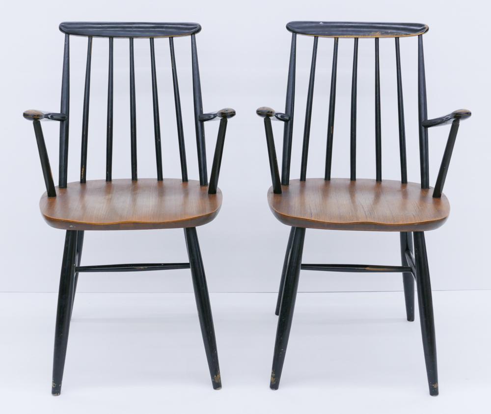 Pair Ilmari Tapiovaara Finnish Teak Armchairs (1 of 2)