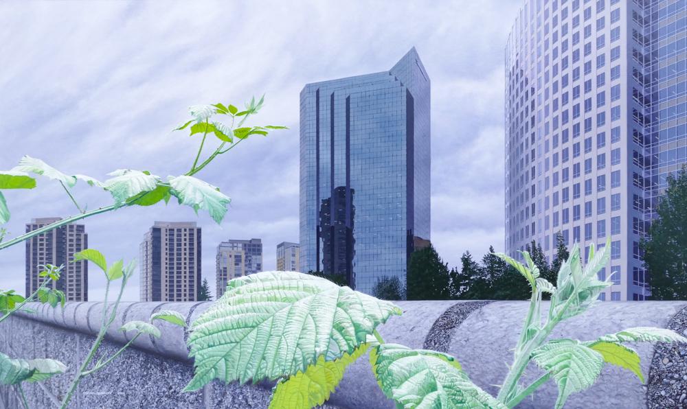 David Bobroff ''Return to Pangaea'' 2016 Oil (1 of 3)