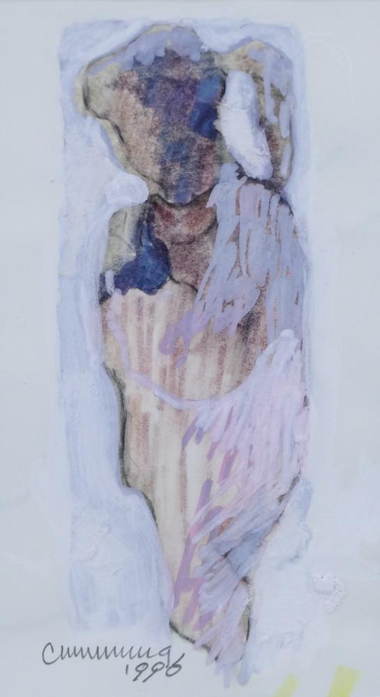 William Cumming ''Little Girl'' 1996 Tempera (1 of 2)