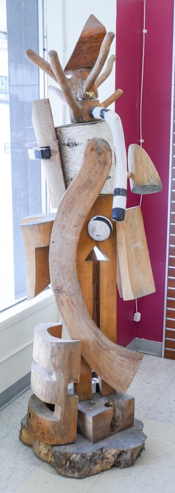 Harold Balazs ''Totem'' Large Wood Assemblage (1 of 3)