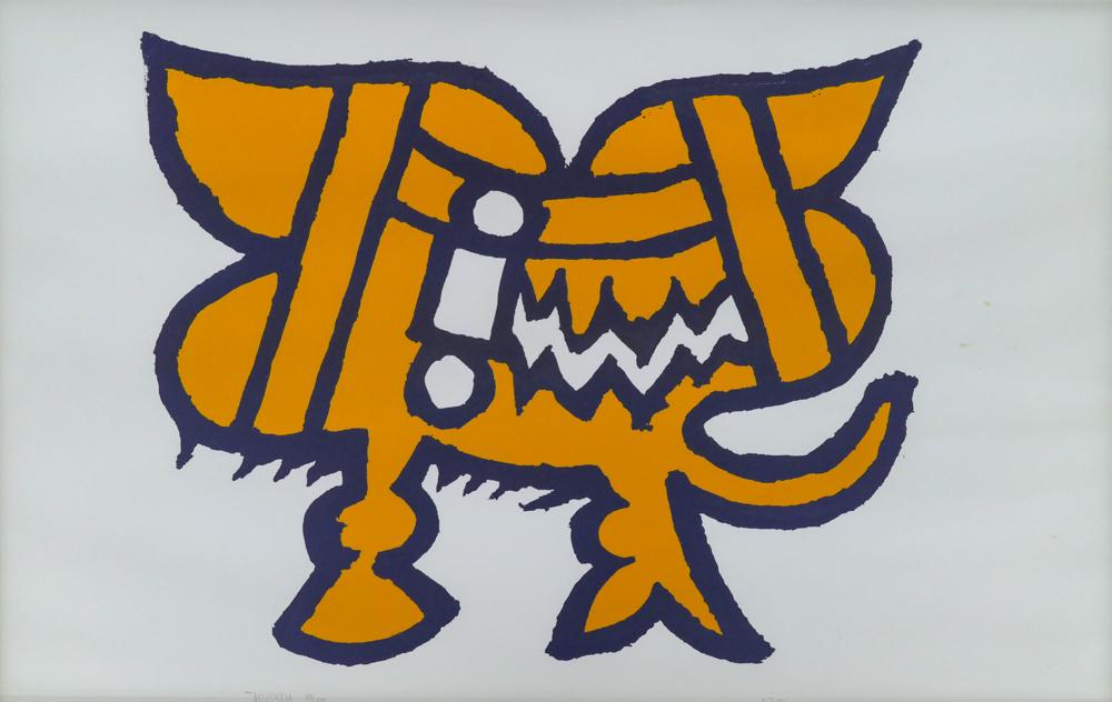 Harold Balazs ''A Beasty'' 1970 Serigraph (1 of 2)