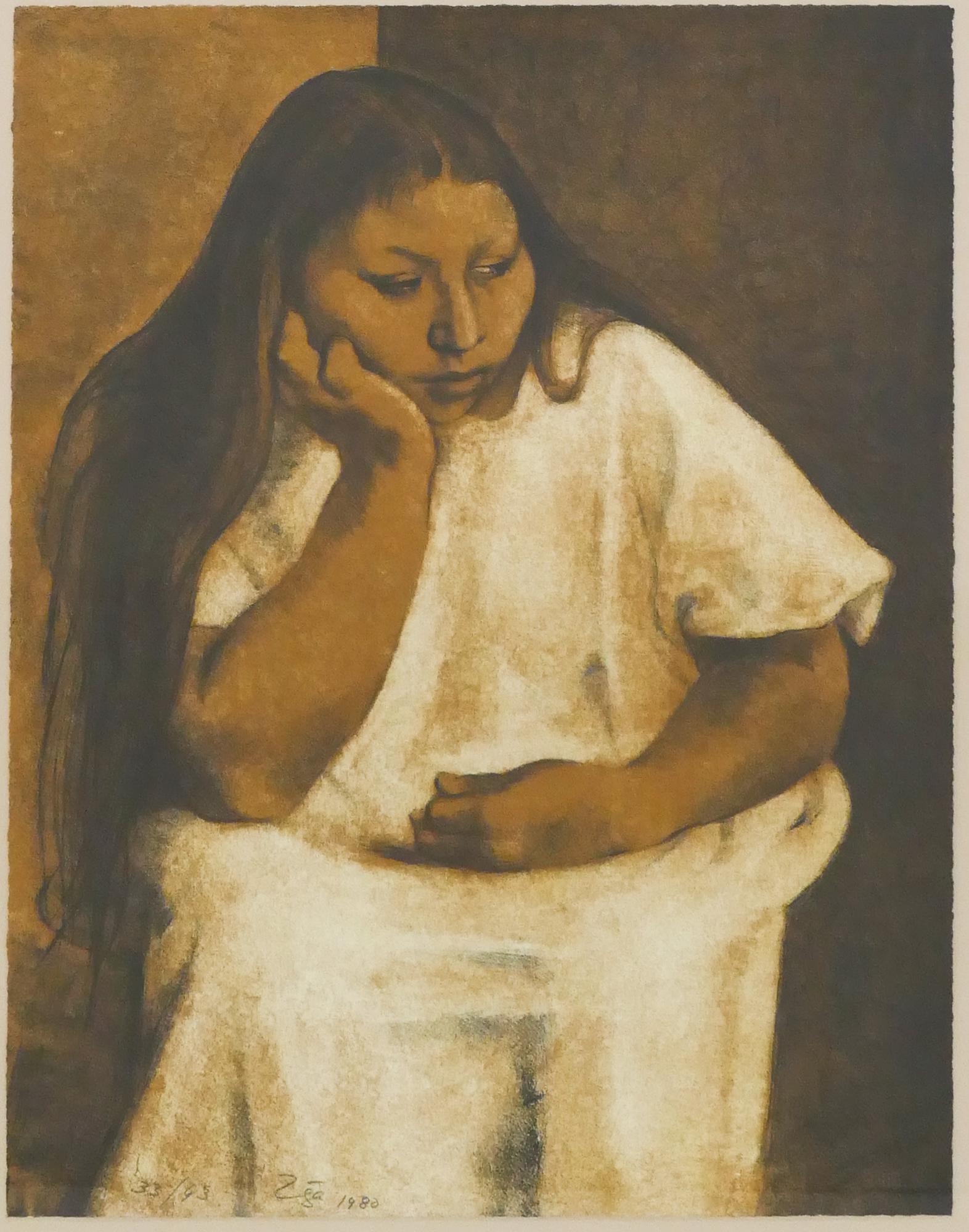 Francisco Zuniga  'Domitila' Lithograph, 1980 (1 of 3)