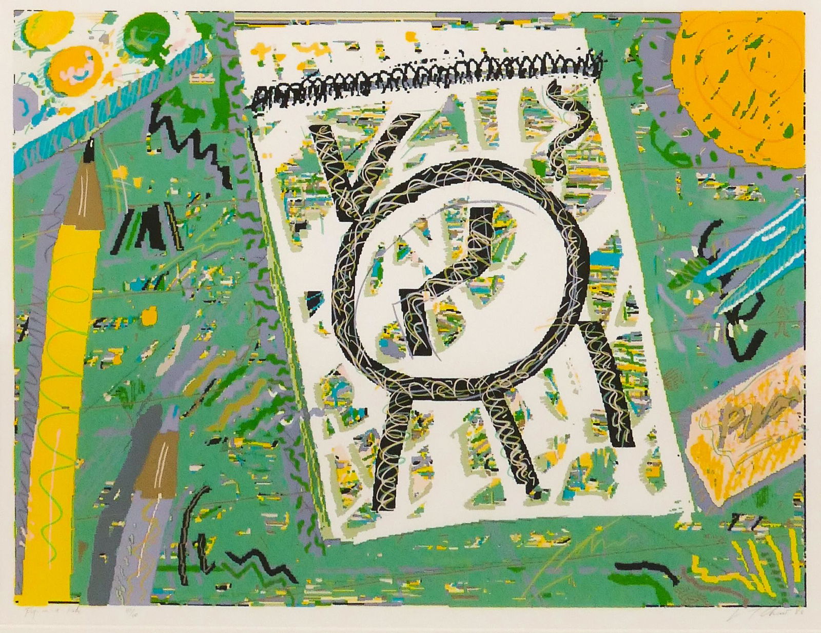 C.T. Chew 'Pig-N-A-Poke' Serigraph, 1988 (1 of 3)