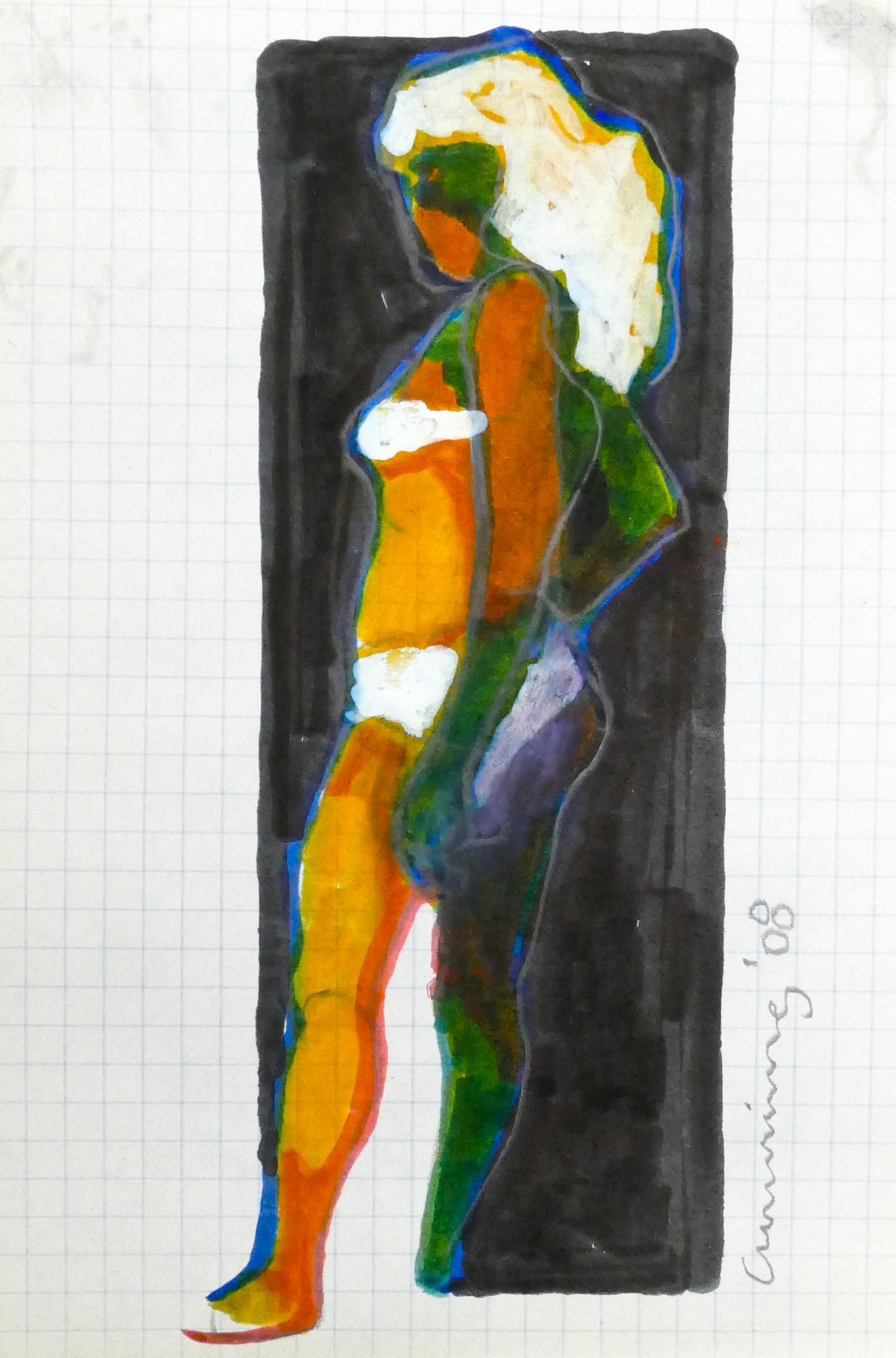 William Cumming 'Bikini Girl' Tempera, 2008 (1 of 4)