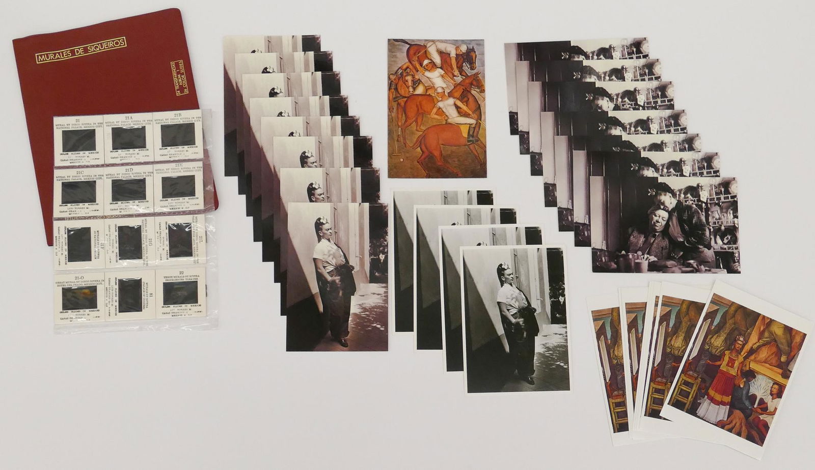 Group Frida Kahlo Postcards & Slides of Murals (1 of 4)