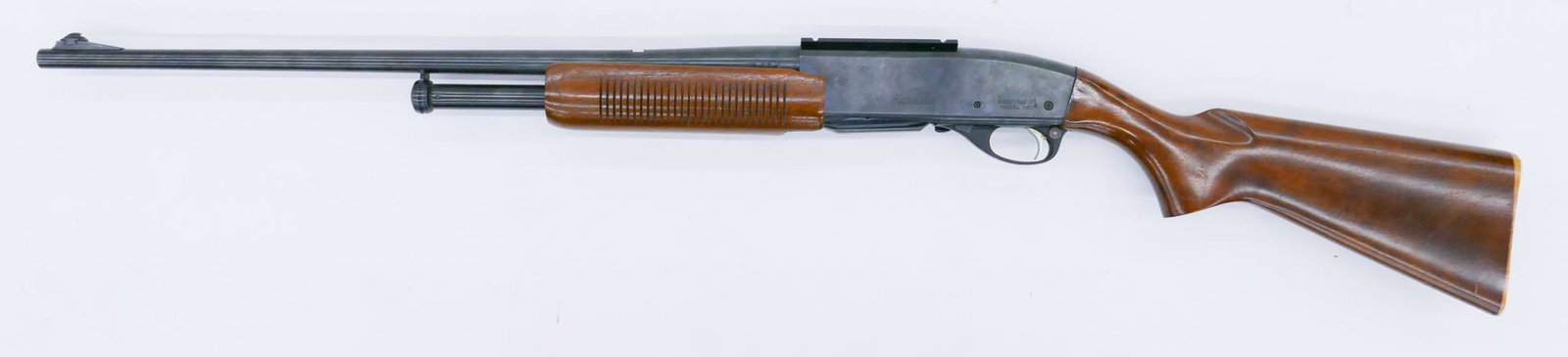 Remington Gamemaster Model 760 .222 Pump Action Rifle: Remington Gamemaster Model 760 .222 Pump Action Rifle 42''. It has a 22'' barrel and is a .222 Rem caliber. Serial number 308546. Mounted for a scope. Excellent clean condition. Lot requires FFL or ba