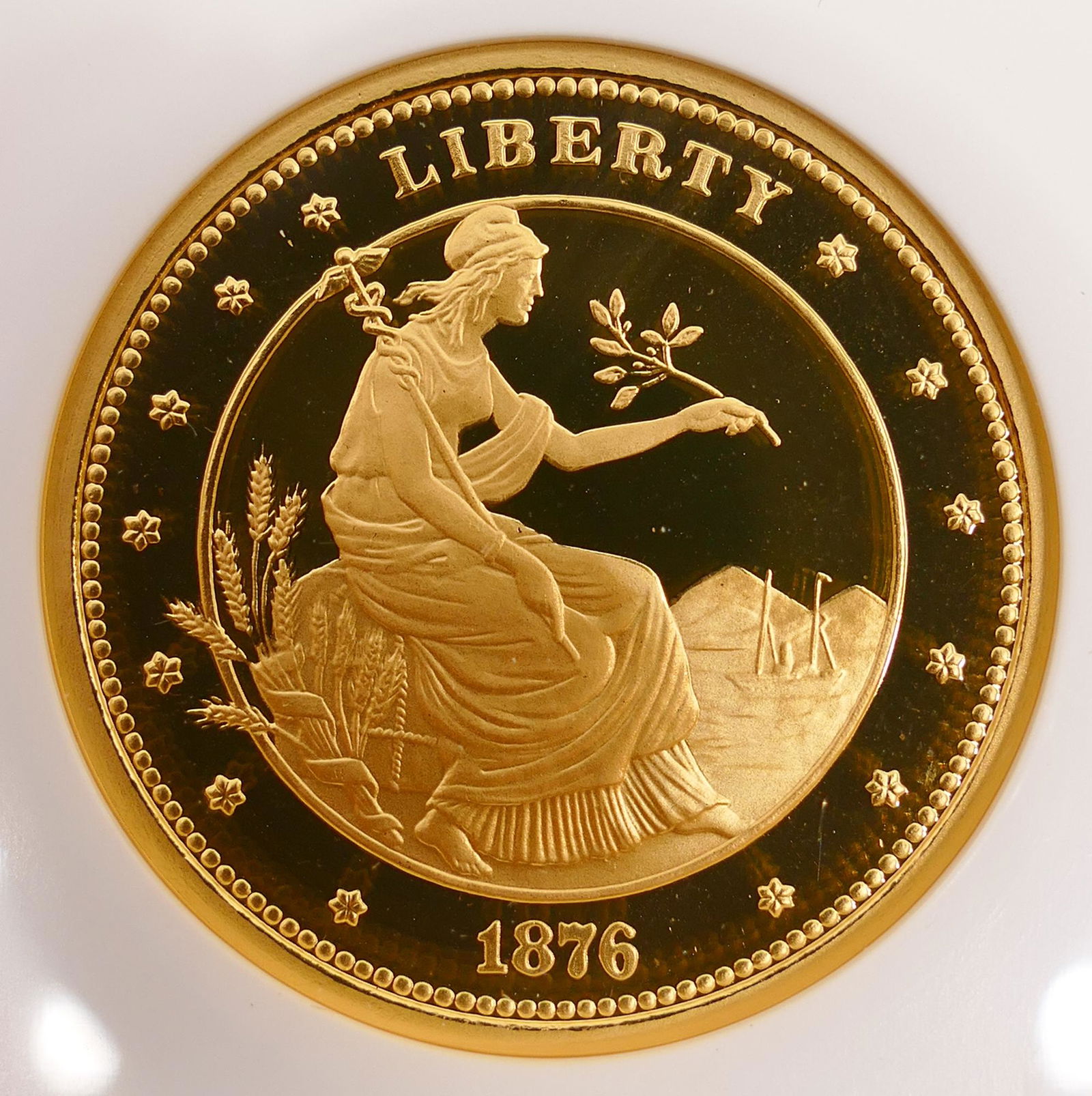 George T. Morgan $100 1 Oz Gold Union Coin, NGC Ultra Cameo Gem Proof (1 of 4)