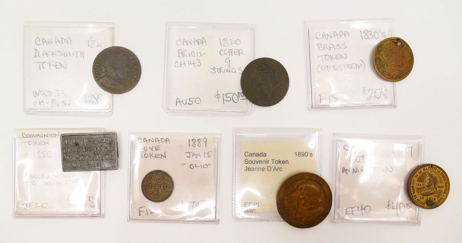 7pc 19th Century Canada Token (1 of 2)