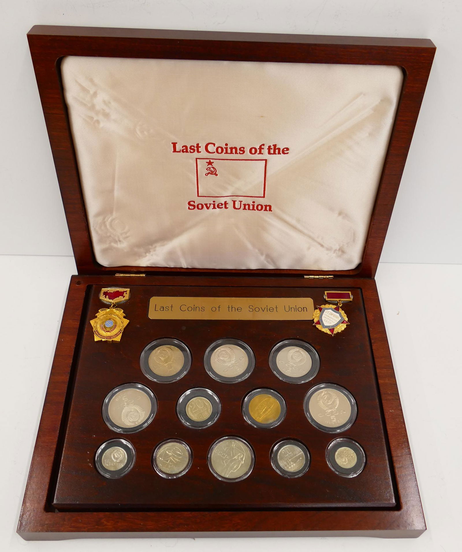 12pc 'Last Coins of the Soviet Union' Set with Box, 1967-1990 (1 of 3)