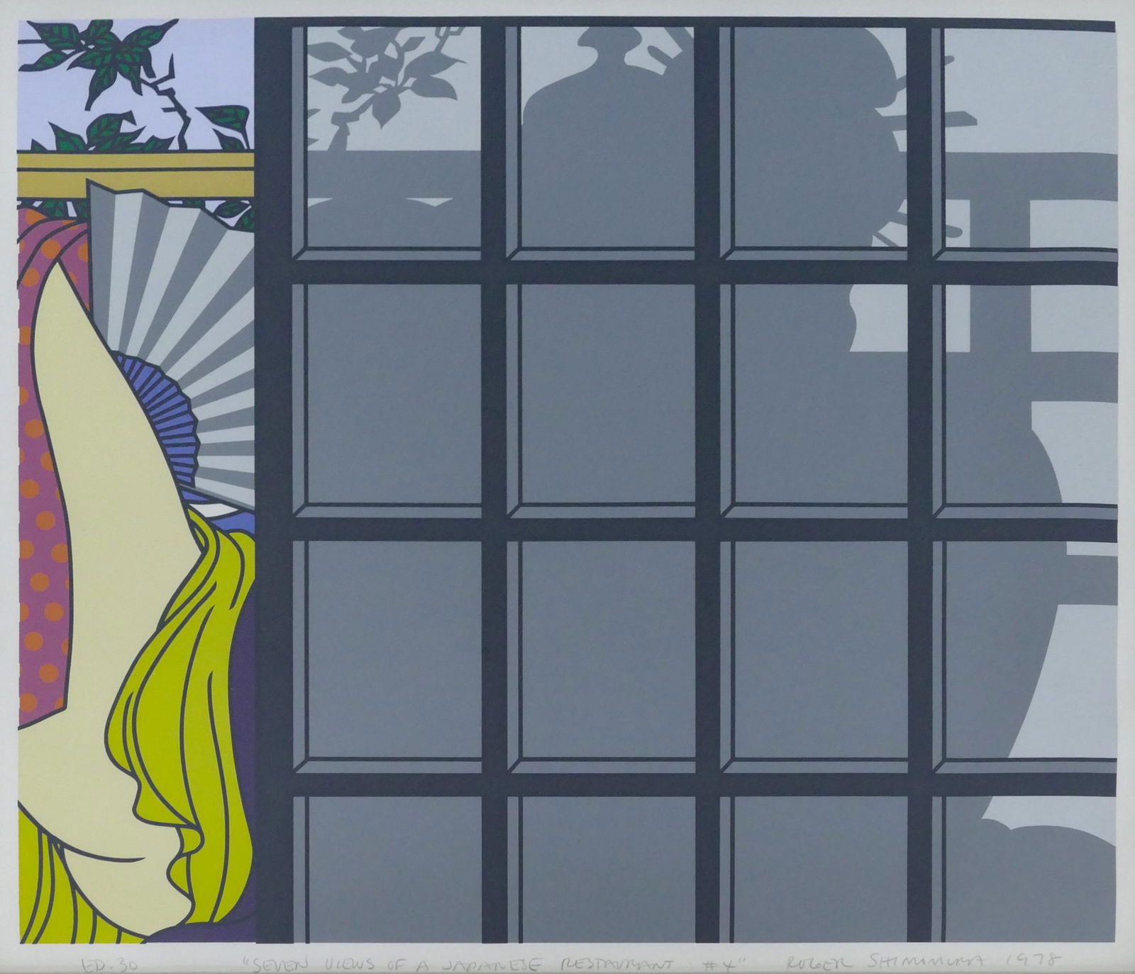 Roger Shimomura ''Seven Views of a Japanese Restaurant" (1 of 2)