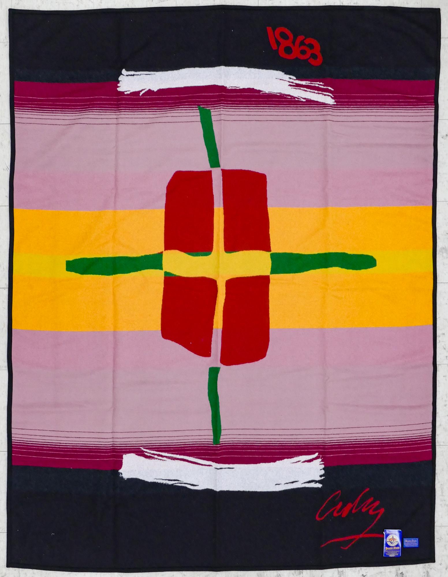 2pc Dale Chihuly Pendleton Basket Blankets (1 of 4)