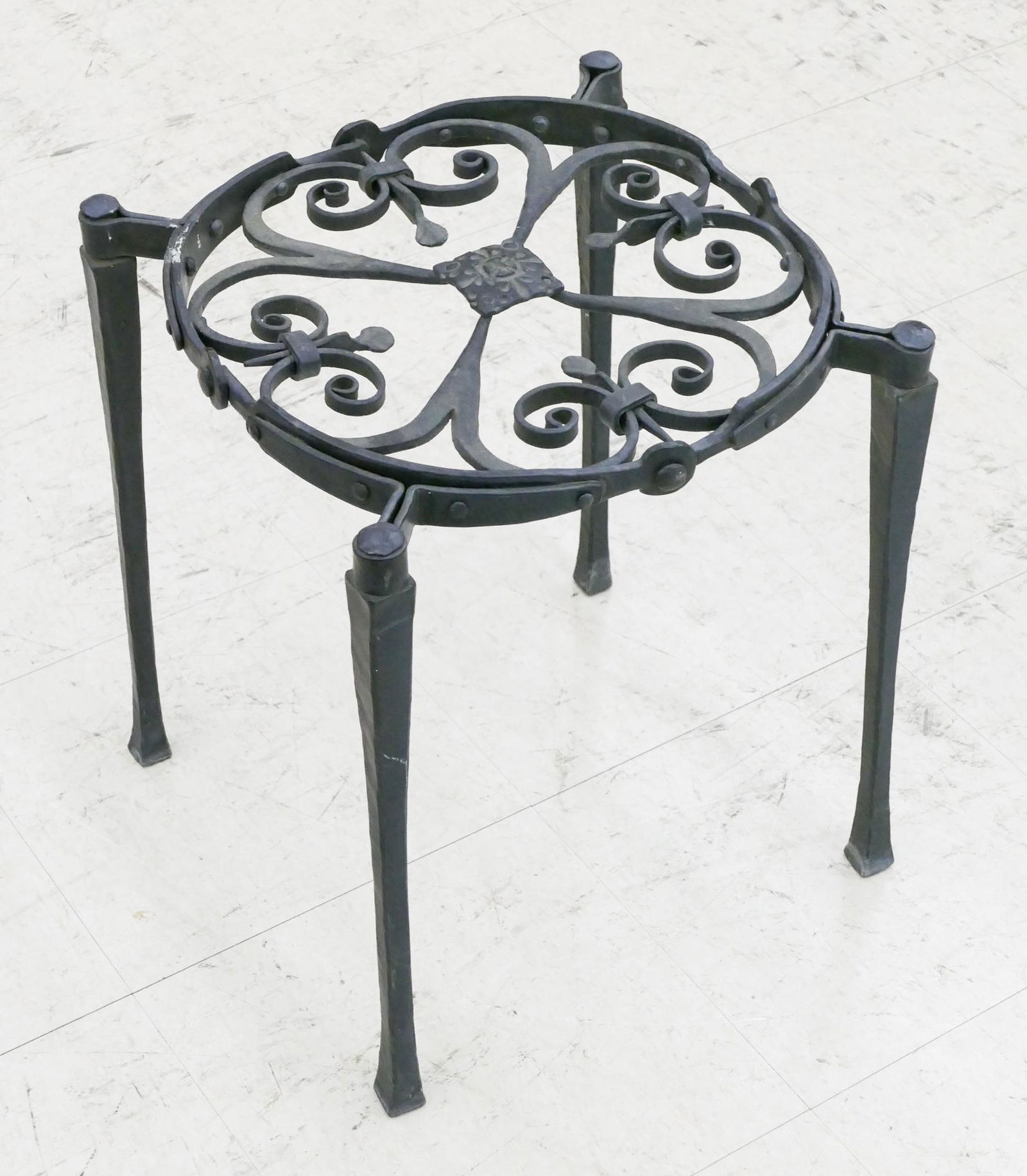 Scott Szloch Wrought Iron Side Table 2001 Steel (1 of 2)