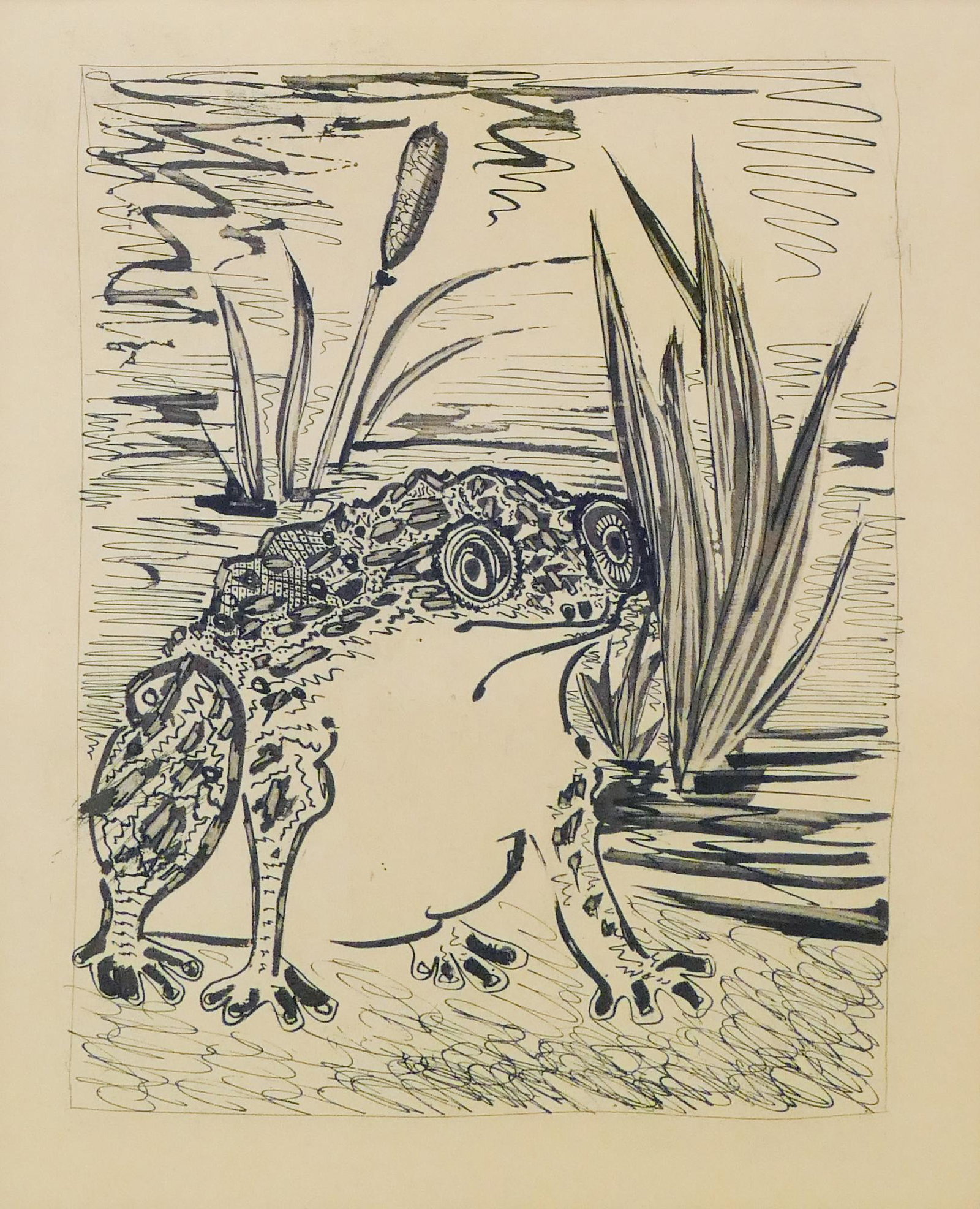Pablo Picasso (1881-1973 Spain) 'Le Crapaud' from 'Buffon's L'Histoire Naturelle' Etching with (1 of 3)