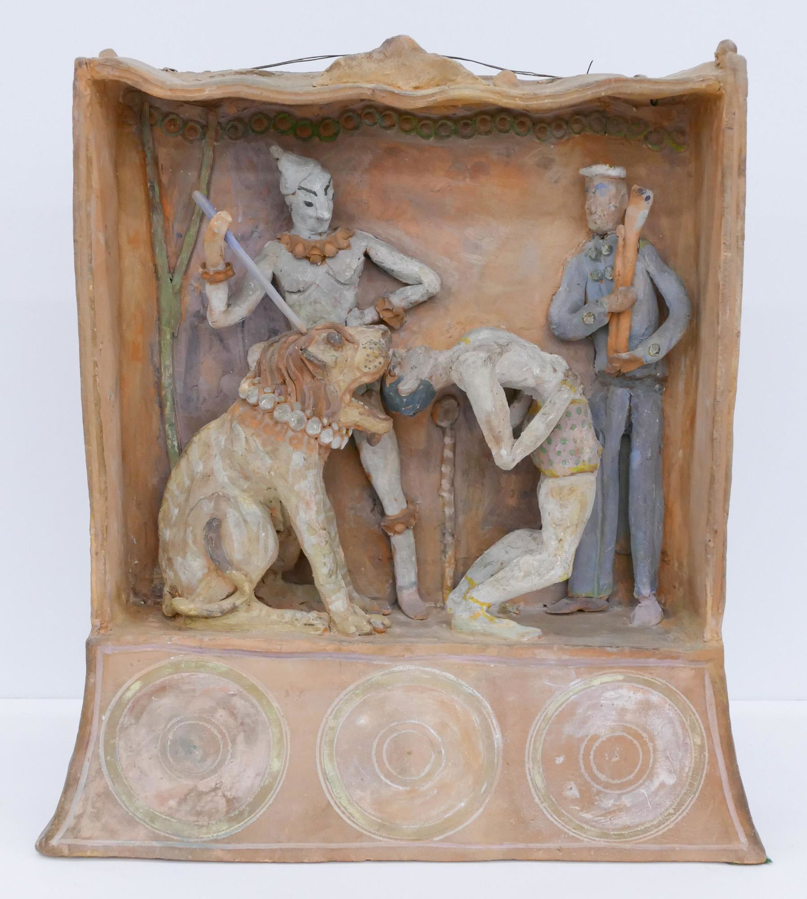 Carl Walters ''The Lion Tamer'' 1924 Terracotta (1 of 4)