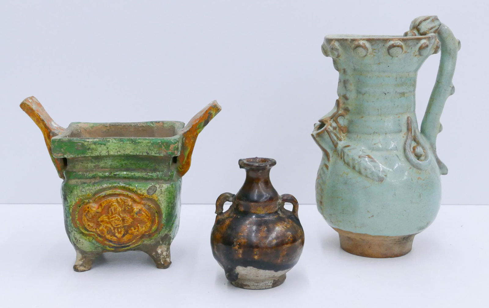 3pc Chinese Tang to Song Dynasty Ceramics (1 of 3)