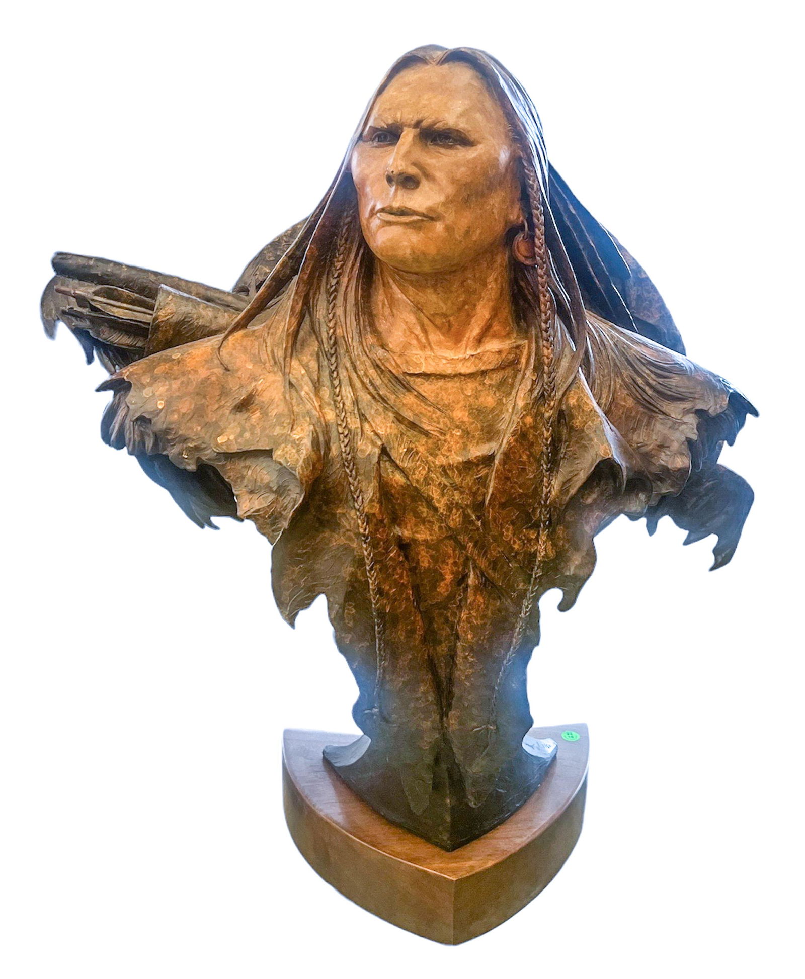 Dan Garrett ''Raider'' (Indian Brave) 1999 Bronze (1 of 3)