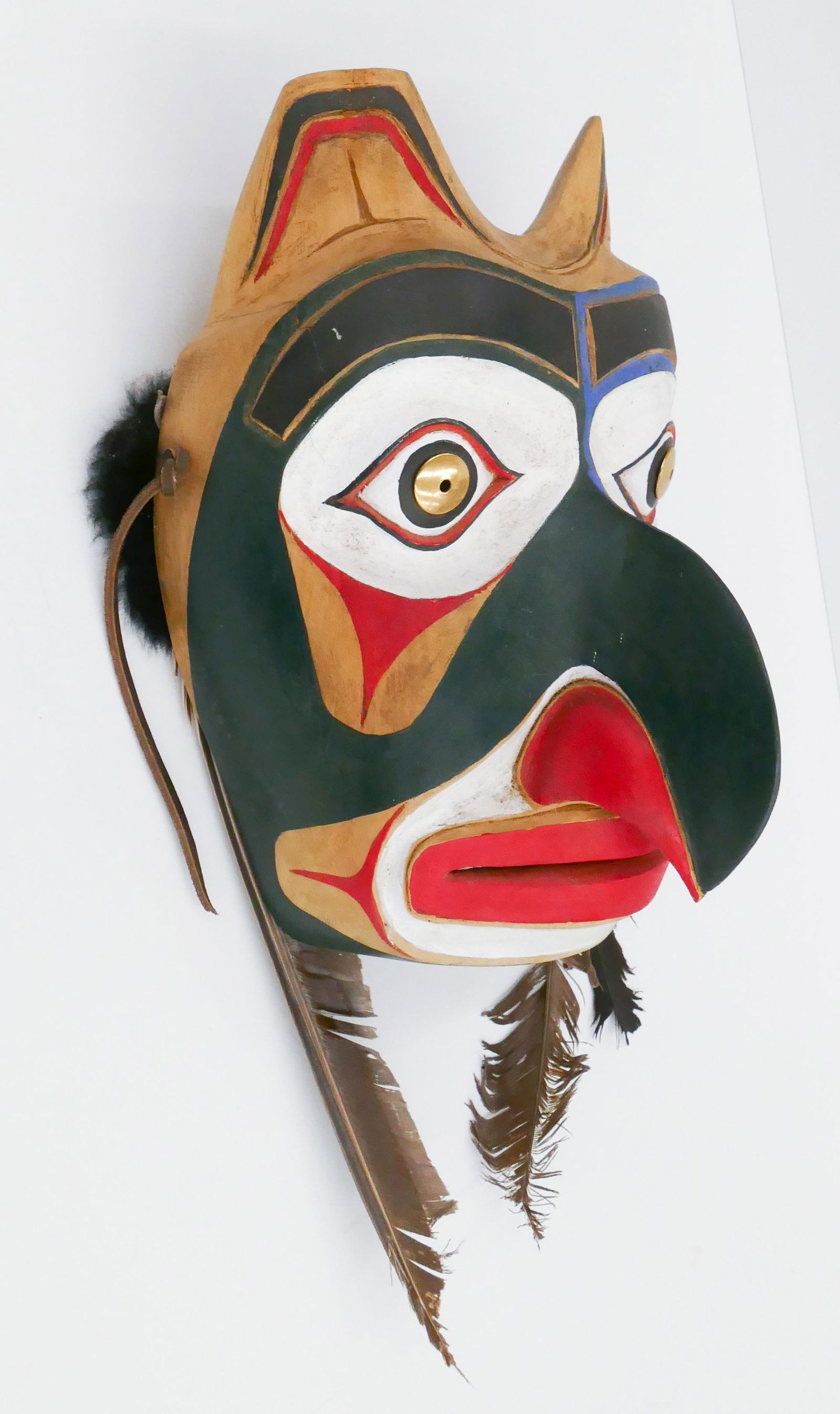 Charles Smith Hawk Mask Cedar (1 of 2)