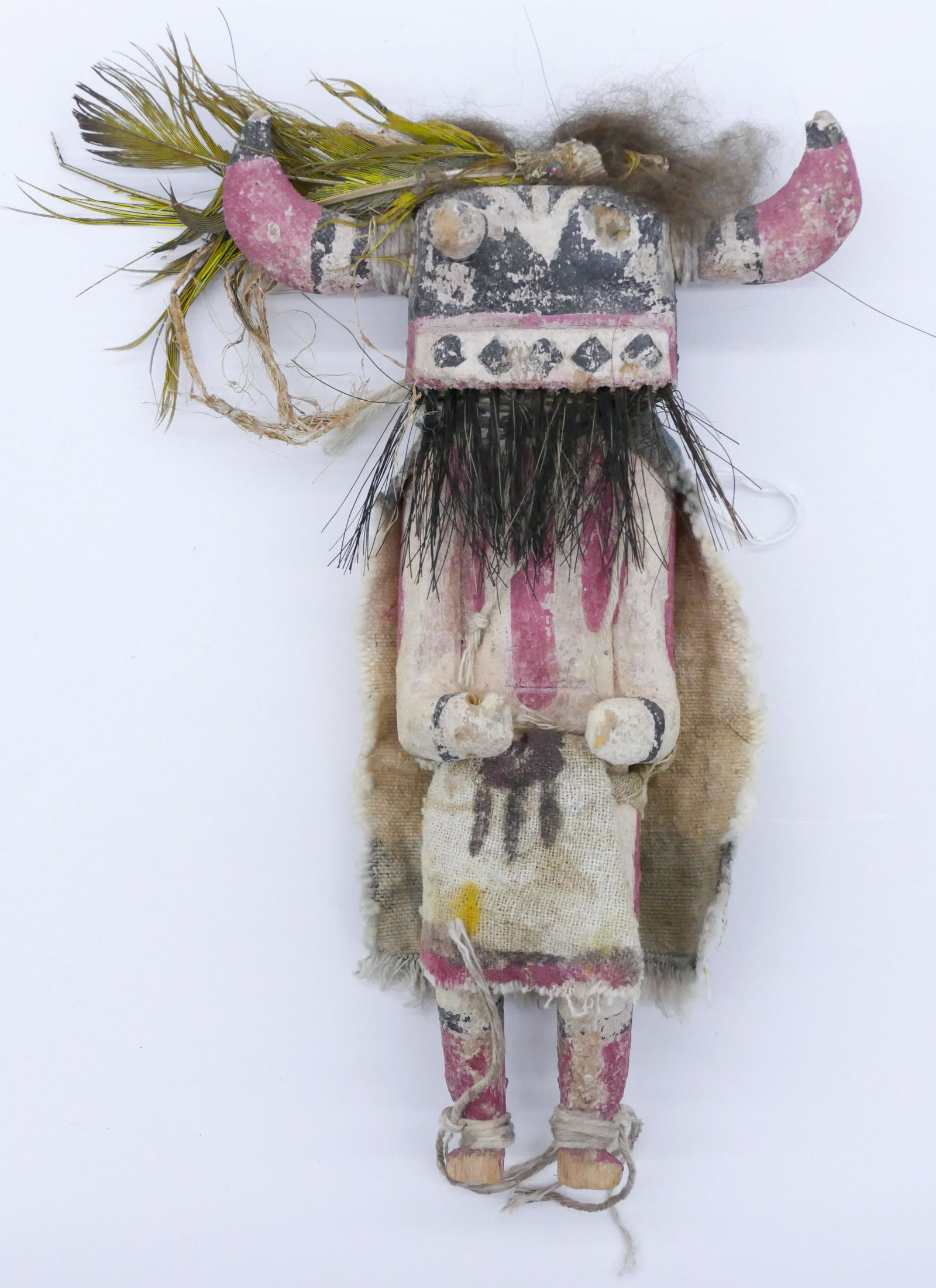 Old Southwest Hopi Buffalo Kachina Doll (1 of 3)