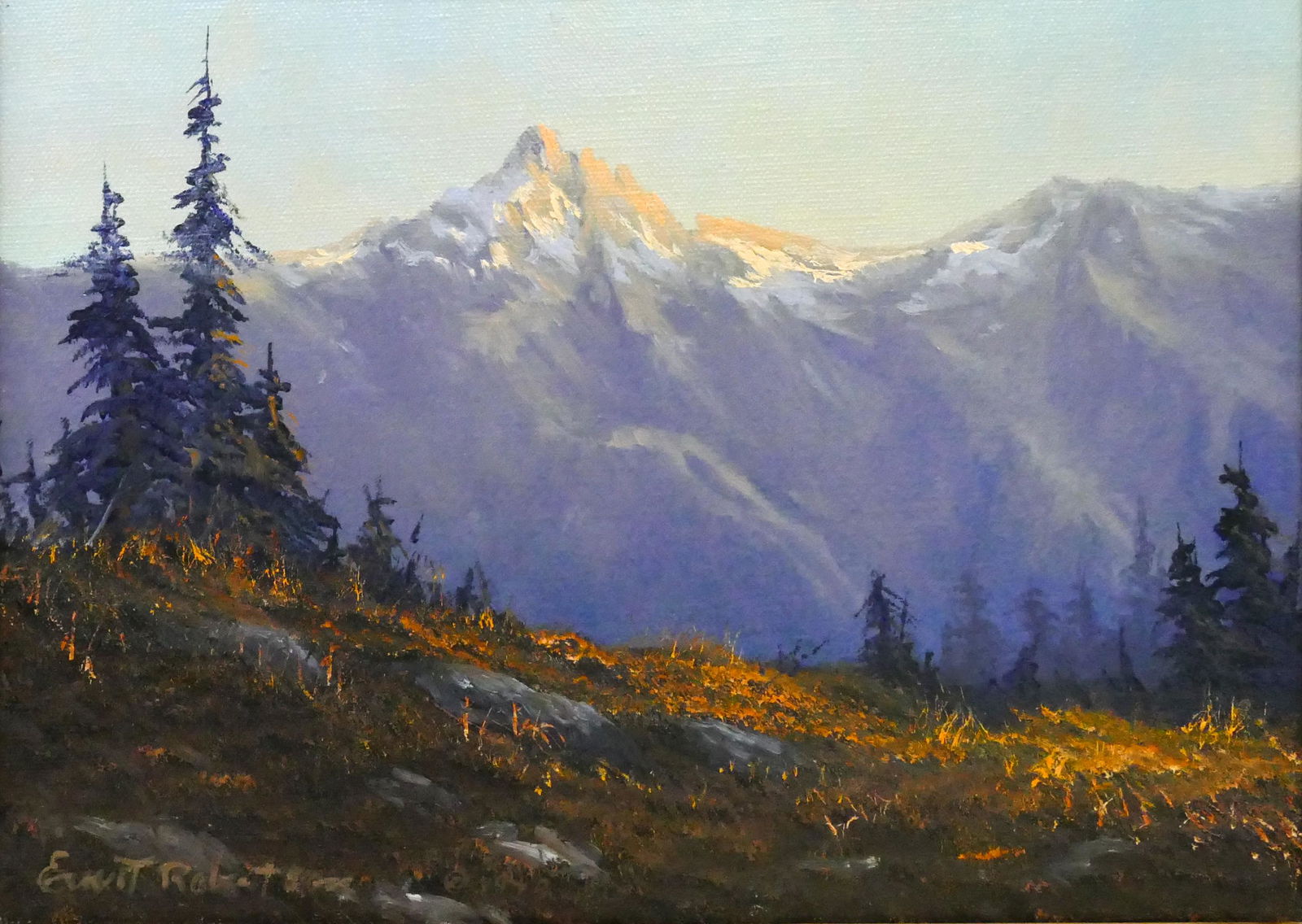 Ernest Robertson ''Fall Afternoon'' Oil (1 of 3)