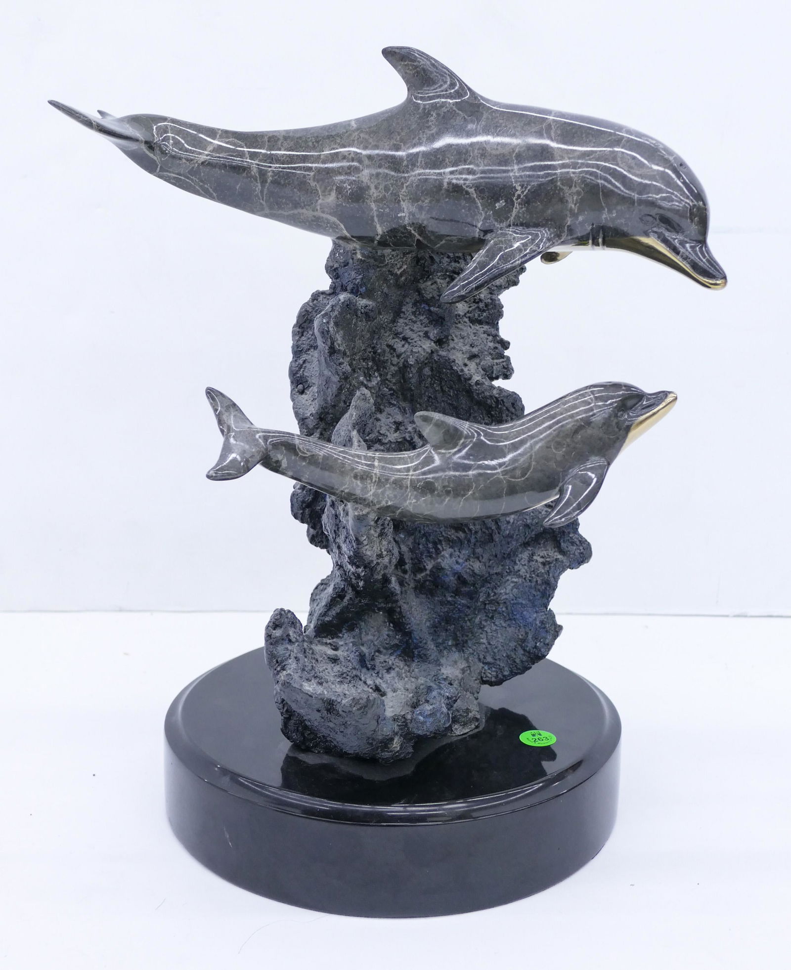 Donjo ''Dolphin Family'' 1991 Bronze Sculpture (1 of 2)